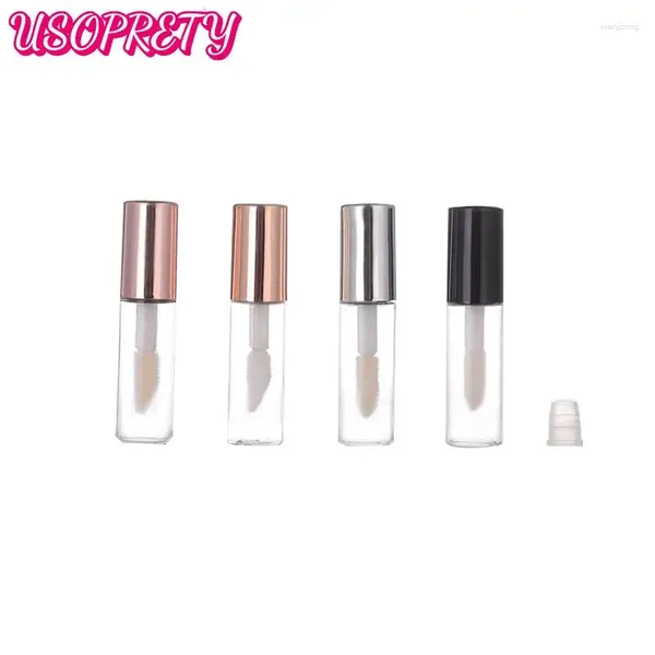 Speicherflaschen Mini Lipgloss nachfüllbare Glasur leerer Kosmetikpackungsbehälter Lippenstift Flüssigrohre DIY Lipgloss Make -up -Werkzeug