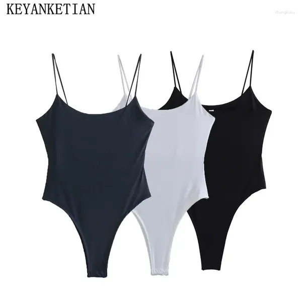 Frauen Tanks Keyanketian 2024 Start Reminhalter Top Bodys Streetsty