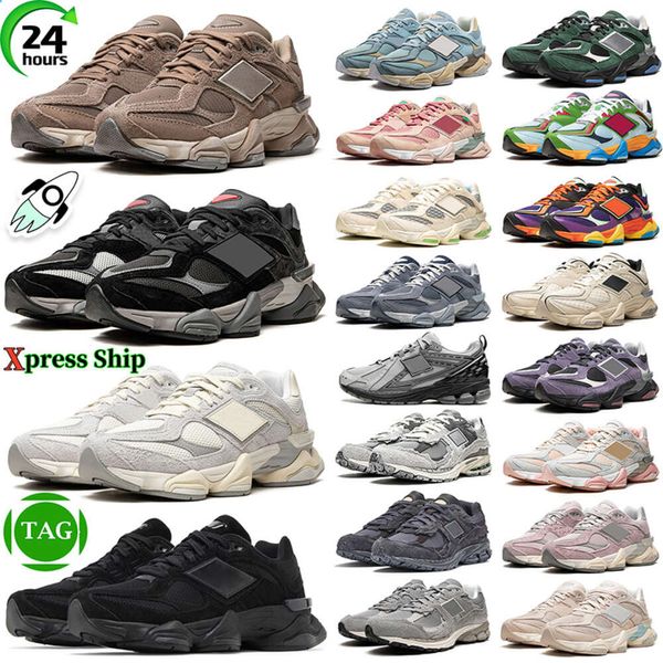 Scarpe da corsa designer 9060 2002r 327 piattaforma degli allenatori 1906r 530 uomini da donna cookie grigio grigio rosa marrone marrone castlerock a vela da uomo sneaker sneaker scarpe da tennis