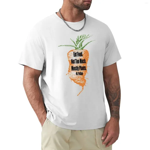 Tampas de tanques masculinas comem comida e não muito principalmente plantas camisetas T-shirt Camisetas estampas de animais para meninos Tee mass de altura