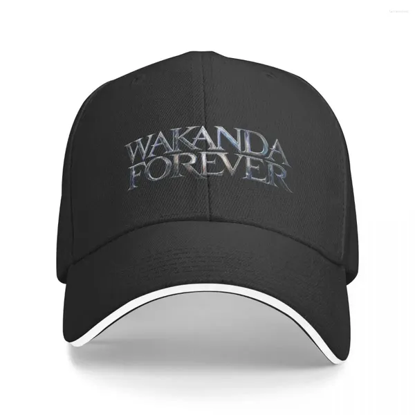 Ball Caps Wakanda Forever Cap Beyzbol Güneş Koruyucu Şapka Erkek Kadınlar