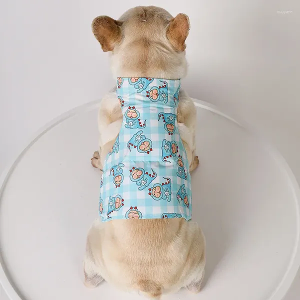 Vestuário para cães colete de resfriamento de verão gelo avental gato gatinho filhote de cachorro fria roupas de lenço de lenço de estimação de colar de estimação de gola fria