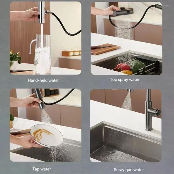 Torneiras de pia do banheiro 2024kitchen Torneira superalimentada Splash Protector Cascoura de água Universal Rotary Bubbler Extension Bico