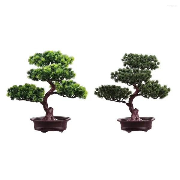 Dekoratif Çiçekler Yaşam Saksılı Bitki Yaşam Alanına Doğa Dokunuşu Ekle Kapalı veya Açık Yapay Bonsai Ağacı