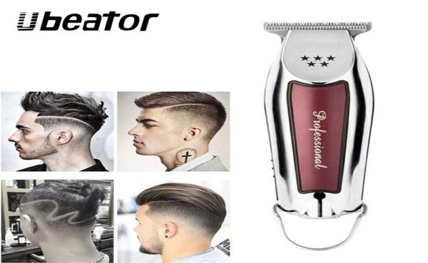 Calco di capelli elettrici per taglio della barba per uomo Strumenti di stile Strumenti professionali Cordless Portatile 9129324