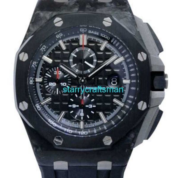 Luxury Watches APS Factory Audemar Pigue Royal Oak Offshore Código de tempo de 44 mm de carbono 26400au oo stva