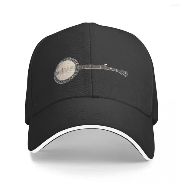 Berets Gibson Mastertone 5-String Banjo Cap Fashion Casual Baseball Caps Регулируемые шляпы Unisex Hats Настраиваемые полихроматические