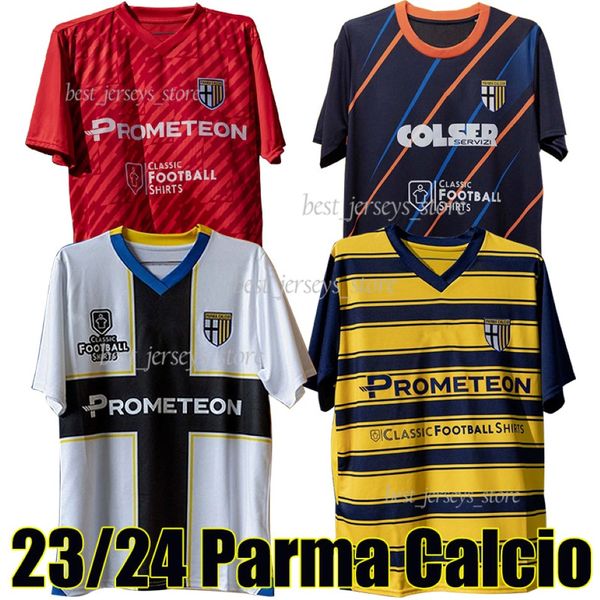 23 24 PARMA ANNIVERSARIO SCANTLE SCOPPA SPECIALE BIANCO 2023 2024 Buffon Inglese Mihaila Karamoh Alves Gervinho Kurtic Grassi Cornelius Siligardi Shirts 147G 147G