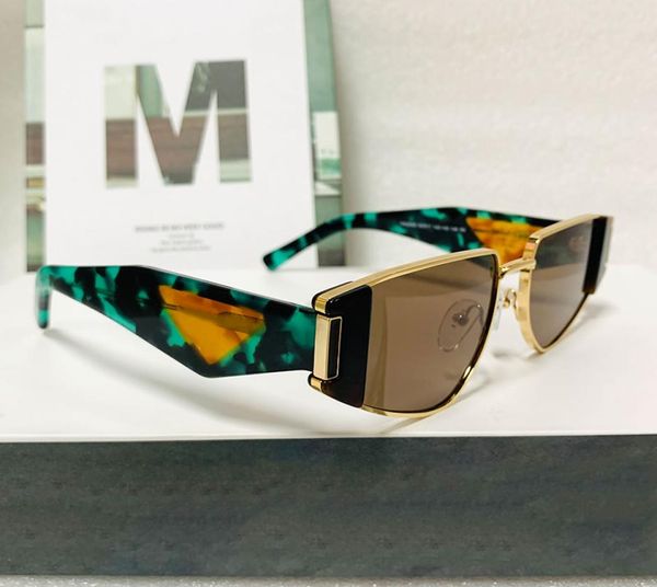 Летние солнцезащитные очки для мужских и женских дизайнерских солнцезащитных очков Символ occhiali da sole italia fashion brand бирюзовые очки с Origin3771606