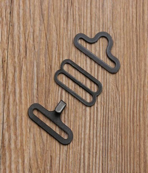 Kleidergarderobe Aufbewahrung 30pcsset 20 mm Fliege Keilhardware Krawatte Haken Cravat Clips Befestigungselemente, um verstellbare Gurte auf Buckl5311060 herzustellen