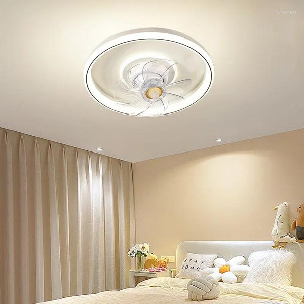 Schlafzimmer leichte LED -Ess- und Lernen Haushaltszimmerlampe zitternde Kopf Deckenventilatorlampen