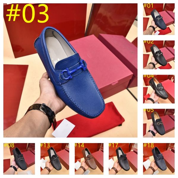 70 Model Männer Designer-Slipper Schuhe luxuriöser italienischer Klassiker Gold Moccasins Kleiderschuhe Schwarzweiß Echtes Leder Office Hochzeit Walk Drive Schuhe Größe 38-46