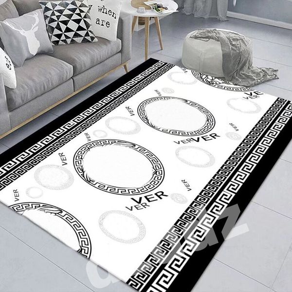 Designer moderno quarto letras de carpete letras tapetes de porta não deslizam tapete de tapete de estar de terra prova tapetes tapetes de tapete de tapete de tapete de tapete