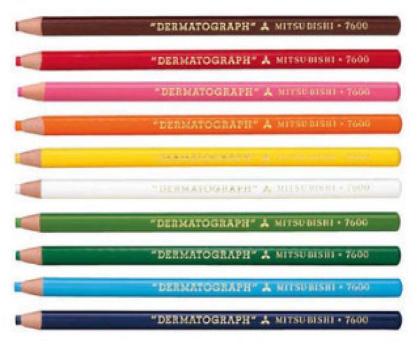 12 кусочков лот 7600 мягкий цветный карандаш водонепроницаемые цвета