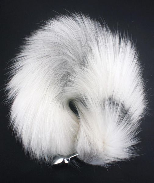 Fanala Drop Real Fox Tail Anal Plug Anus Toy Butt Plug Plug Ролевая игра Cosplay Fox Tail для секс -игры эротическая игрушка Y1907167342126