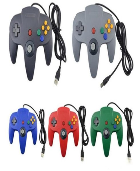 Long Controller Game Pad Joystick System para Nintendo 64 N64 Console Opp Packaging7890564