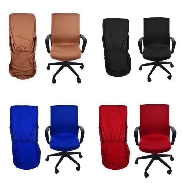 Office Chair Cover Drehstuhl Computer Sessor Protector Executive Task Slipcover Internet Bar Back Sitz Cover #SO Y200104 245W