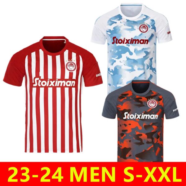 2023 2024 Olympiacos Piraeus Soccer Maglie Grecia Olympiakos Ui Jo Hwang Masouras Oleg Kunde Biel James Bakambu El Arabi Valbuena 23 24 Shirt calcistica Z 4.30