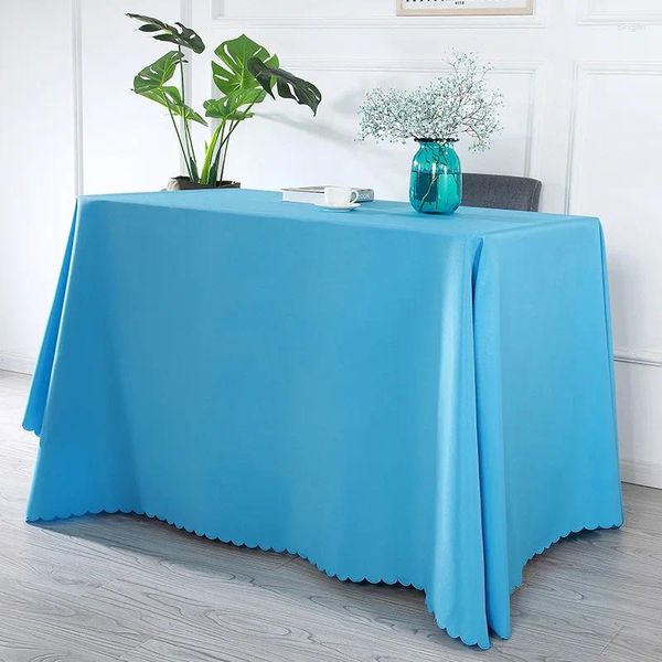 Panno da tavolo A104Tablecloth Conferenza Solid Color Square Conference El Tovaglia Restauranti Round Home Product diretto