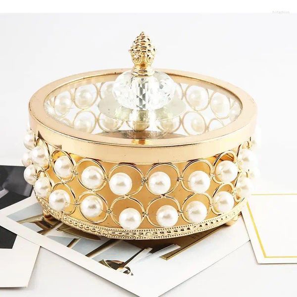 Бутылки для хранения Nordic Light Luxury Jewelry Box Home Creative Pearl Transparent Display Boxs Современный декор подарки