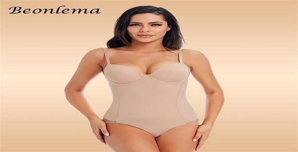 BodySuit Shapewear Body Shaper mit Tassenkompressionskörpern für Frauen Bauchscheide Taillentrainer Reduktives Abschleiftung Unterwäsche 220106506512