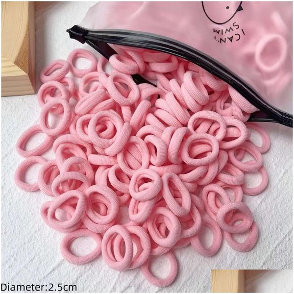 Accessori per capelli 50pcs/set Leghe elastiche campionati cinghie di colets germogli gum per ragazze donne bambini bigiotteria bigiotteria