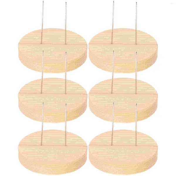Placas decorativas Figuras exibem um rack de suporte divertido com base de madeira de madeira de mesa de brinquedos de brinquedos de brinquedos