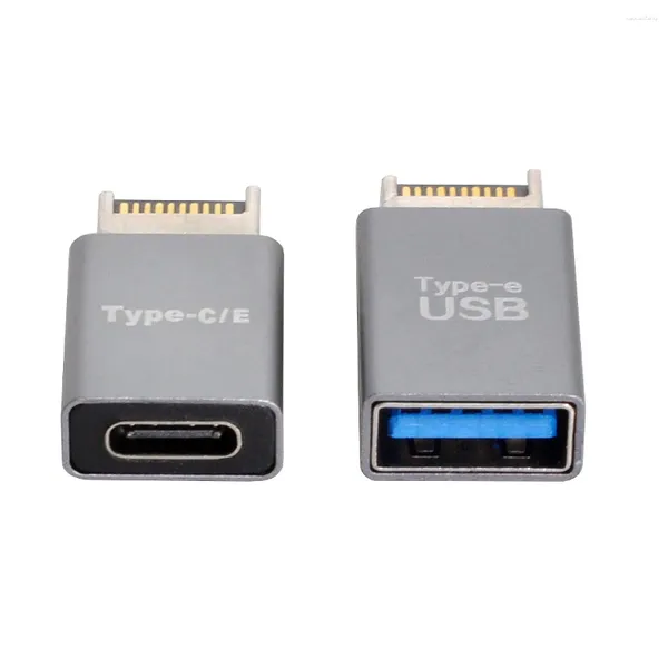 Bilgisayar Kabloları XIWAI USB-C TYP-C TYP-C USB 3.0 Type-A dişi-3.1 Type-E Erkek Ön panel Header Anakart Uzatma Veri Adaptörü