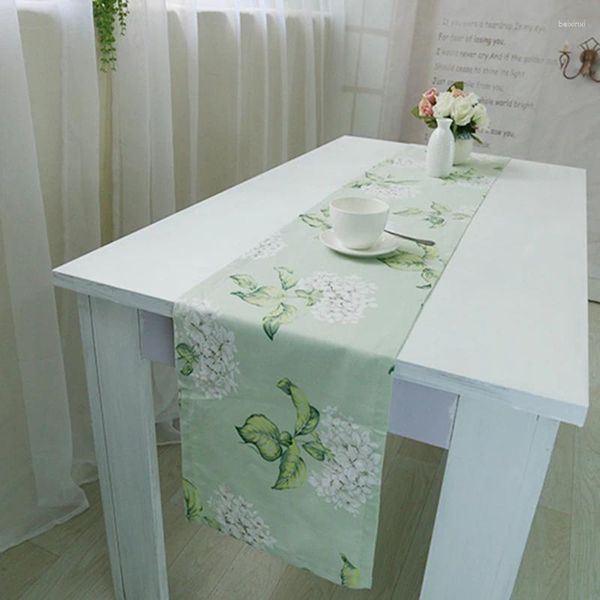 Table Runner COPERNO Atcioscate di cotone in cotone floreale floreale in stile coreano da letto da giardino casa el ristorante offerta