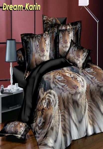 3D bedruckt 34pcs Duvet Cover Set Wolf Katzenbett Bettwäsche mit Kissenbezug Single Queen King -Size -Bettwäsche Quilt Cover 22412262