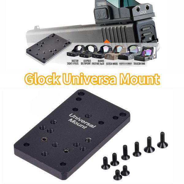 Universal G Scope Mount Plate Tactical Hunting Red Dot Scope Optics Base для G17 19 Gun RMR/MROS Адаптер