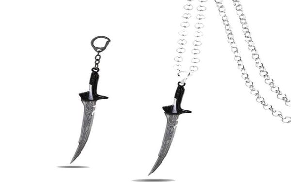 Film dei portachiavi Alita Battle Angel Necklacee Swords Metal Swords Men Key Chain Jewelry Gifts6631247