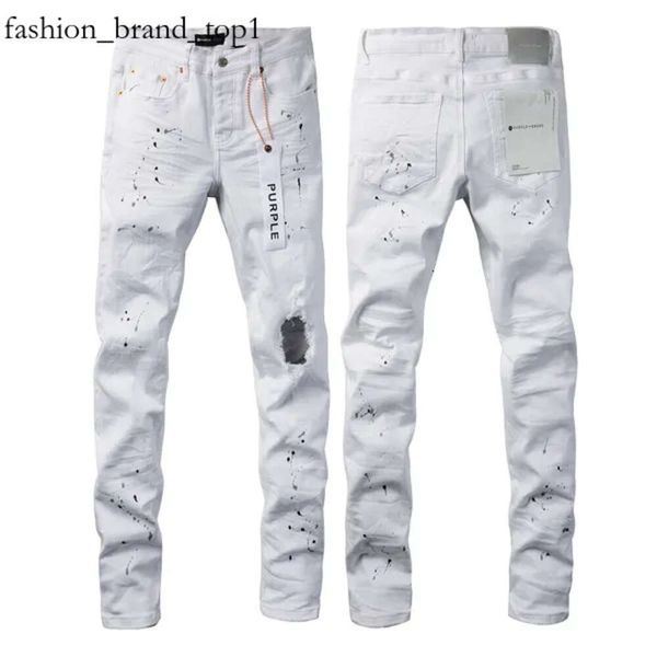 Jeans für Männer lila Jeans Designer Jeans Männer Jeans Designer Hip Hop Jeans Fashion Herren Hosen Jeans Top -Qualität Jeans Motorrad Lila Marke Cool Denim Pant 8936