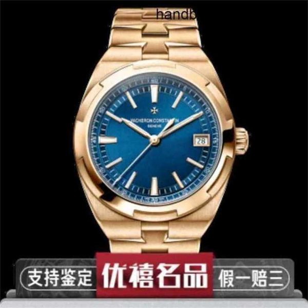 Top Factory Automatico Meccanico Orologio Vacherosconstantin Deep Waterrooproothing Men Watches Certificate Zonggheng Four Seas Series 18K Rose Gold Mens 4500 WQ