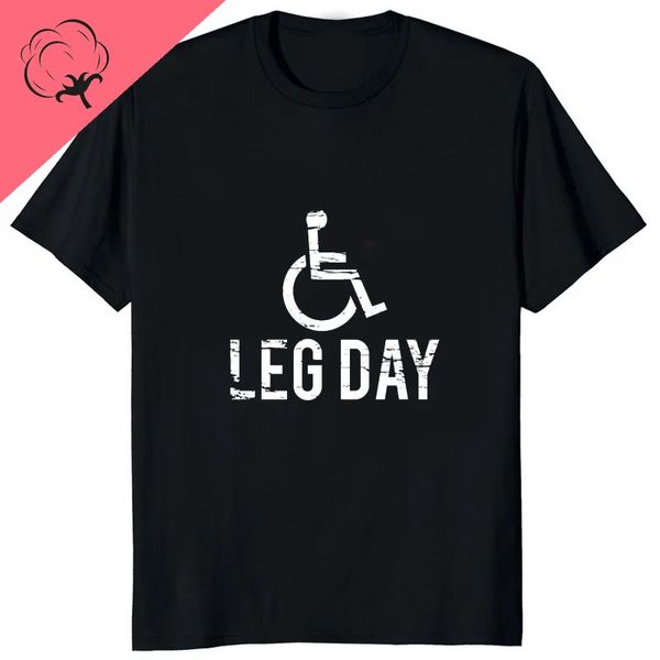 Neuheit Leg Day Grafik bedrucktes Bodybuilder T -Shirt Sarkastische Fitness Fitness Fitness -Mann T -Shirt Casual Lose Mode Tees 240423