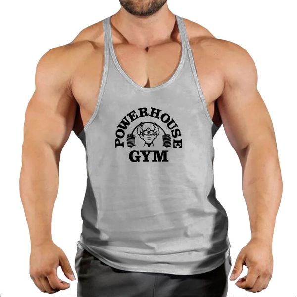 Mode Männer Muskeln Beast ärmellose schlanker T -Shirt Tanktop Bodybuilding Fitness Weste Stilvolle Herren -Fitness -Tanktops 240429