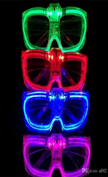 Óculos de lanterna LED Light Light Eyewear Fashion Style Multi Color Party Prop Festa de Natal Decorar Ornamento 1 99mW FF7009636