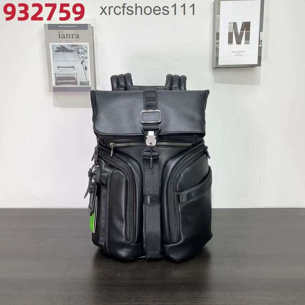 Moda Backpack masculino masculino Roll Travel Computador Back Pack Leather Top Tummii Designer 932759D Tummii Bag Business 0b