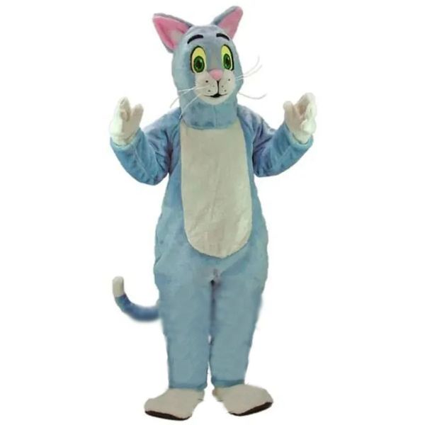 2024 Halloween Blue Cat Mascot Costume Event Propts Promotional Costume Customization Fursuit Caratteri Costumi