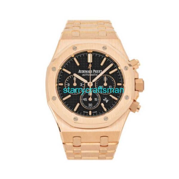 Luxury Watches APS Factory Audemar Pigue Royal Oak Chrono Auto Gold Mens Relógio 26320or.oo.1220or.01 STSB