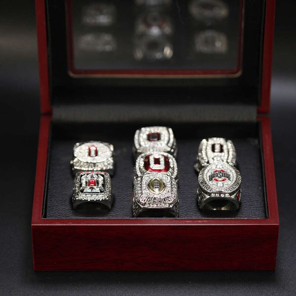 Band Rings NCAA Ohio Buckeye University Championship Ring 7 Pack