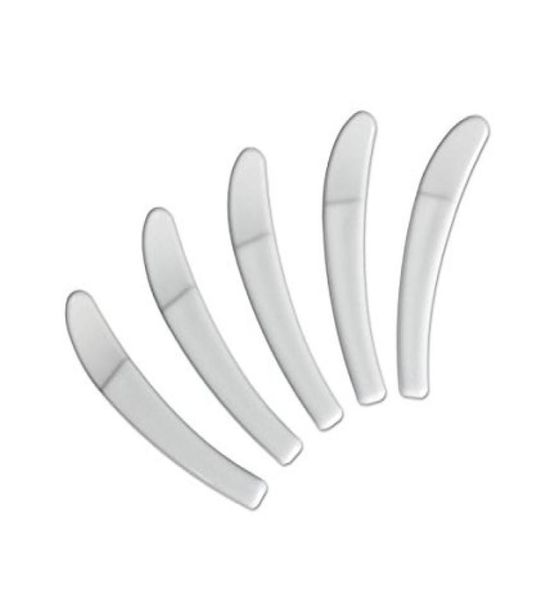 100pcslot mini Cosmetic Spoons Scoop Scoop одноразовые белые лопаты 50 мм пластиковый крем для инструментов Small4157585