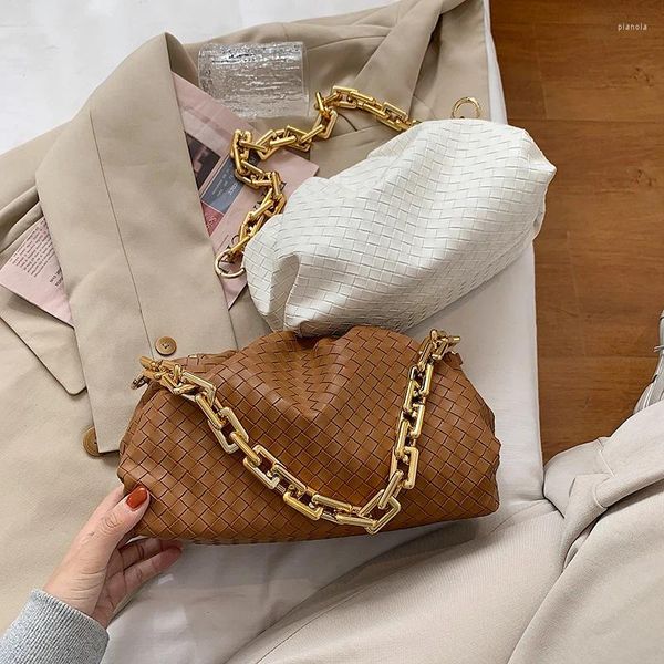 Bolsas de ombro tecem designer de luxo para mulheres 2024 bolsa de mensagens de viagem de bolsa feminina de bolsa feminina de alta qualidade