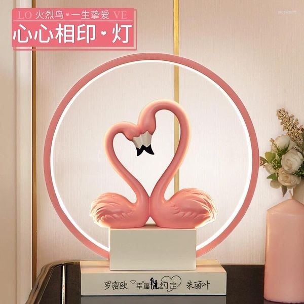 Figurine decorative Regalo di matrimonio Flamingo Decorazione creativa Ornamento Pratico Pratico Invia coppie Prodotti