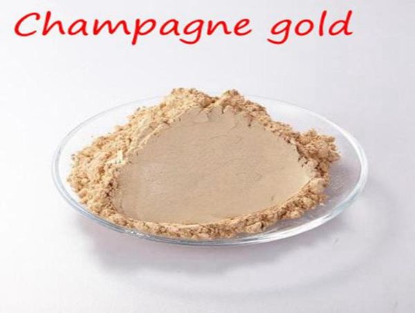 Champagner Gold Perlenpigmentpulver Dye Keramik Pulver Lackbeschichtung Automobilbeschichtungen Kunsthandwerk Färbung für Nailseyeshadow2495663