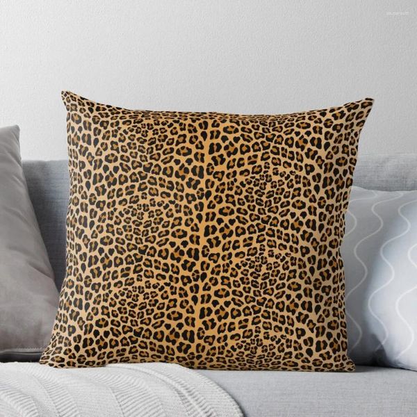 Travesseiro leopardo lança sofá decorativo travesseiros para capas de Natal S