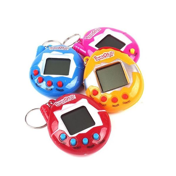 Электронные домашние игрушки ретро -игра домашние животные смешные винтажные виртуальные кибер -игрушки Tamagotchi Digital for Child 2023 Drop Gist
