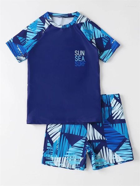 Swimwear's Boy Swimsuit Kids 2024 Blue Diamond Latch Short Shorys Childre