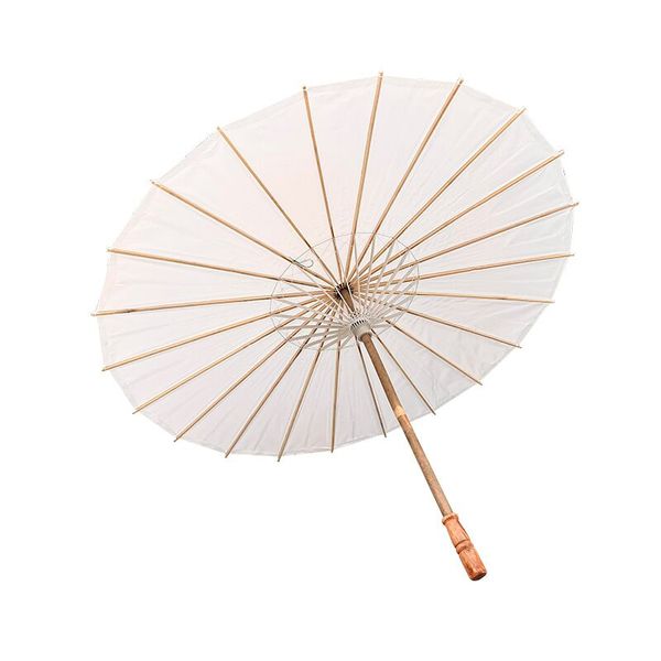 Lazer 60pcs diâmetro 20cm 30cm 40cm 60cm Vintage White Paper Guerra de verão Parasols Artesanato de Viagem Fim de semana Draw Umbrella Ho03 B4