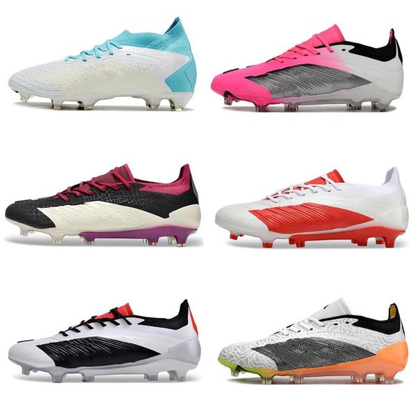 2024 Elite FG Generation Pred Energy Energy Pearlized NightStrike League фирма Ground Football Boots Soccer Shoes Special 30th Anniversary Kingcaps dhgate new
